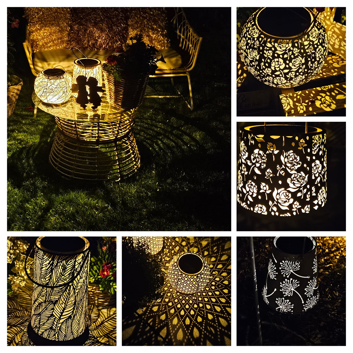 Unsere Solarlampen schaffen eine zauberhafte Atmosphäre!