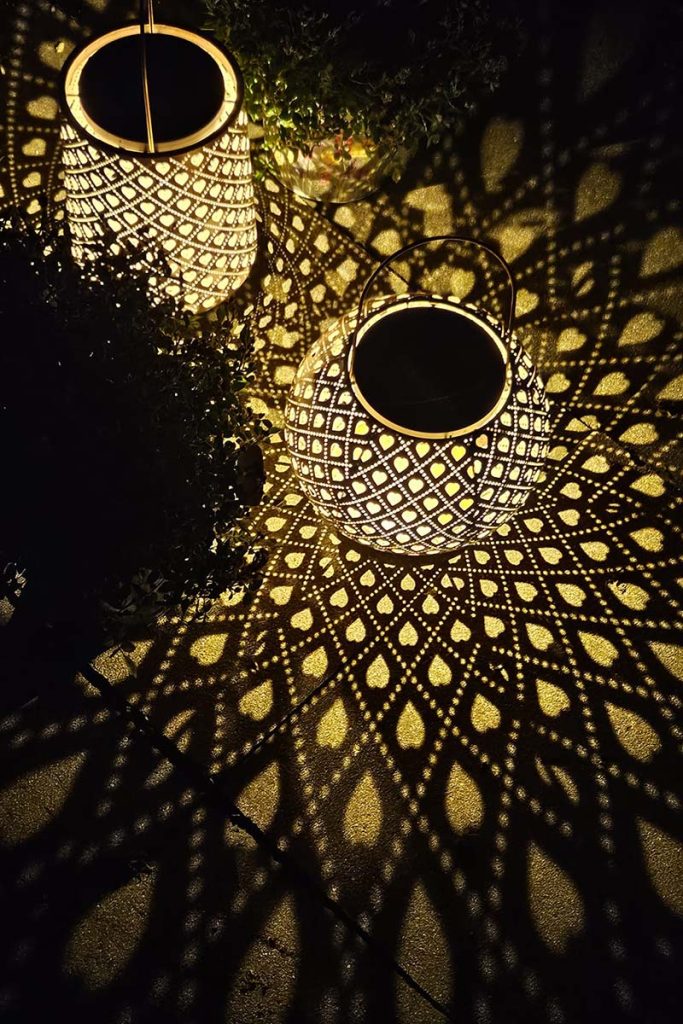 Solarlampe Herz-Motiv diverse Formen