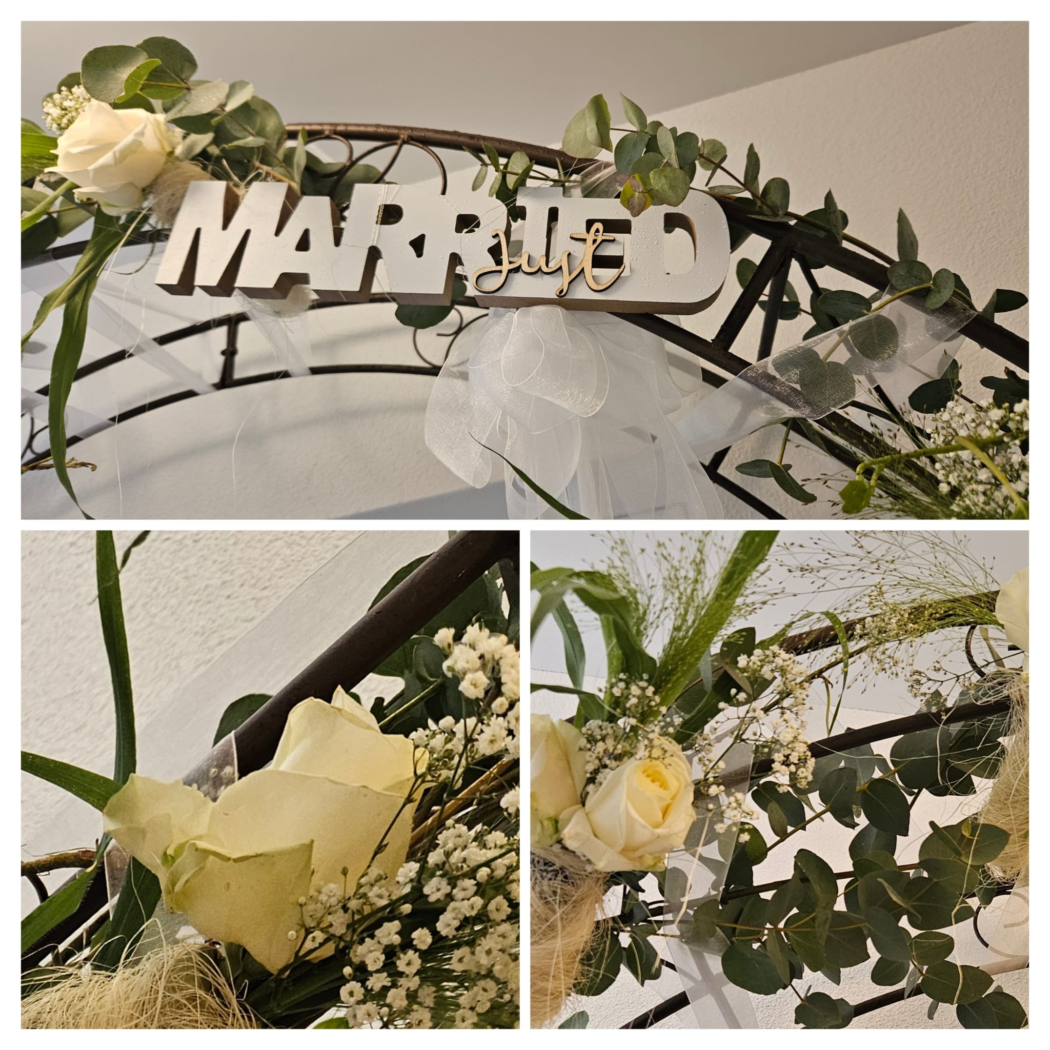 traubogen hochzeit mieten Hochzeitsbogen mit Blumenschmuck mieten